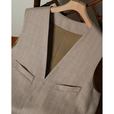 LEA BOBERG D.W. VEST - JP WOOSTED SERGE