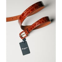 Anderson's Ex. WRAPPED-BUCKLE CROCODILE BELT