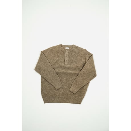 WALENODE "Innocent YAK" Henley-neck sweater