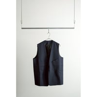LEA BOBERG D.W. VEST - BRITISH WOOL CREPE