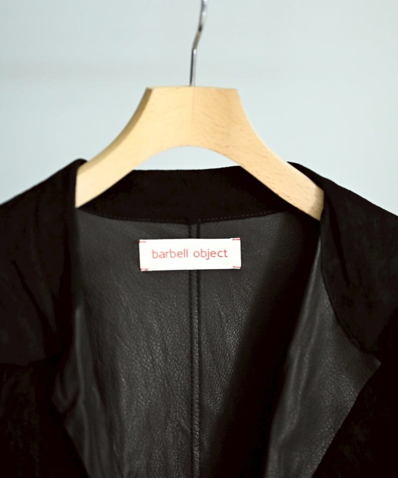 barbell object -ex- leather 3b jacket