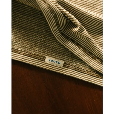 Olde Homesteader "YOUTH" MOIRE STRIPE JERSEY SLEEVELESS