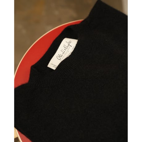 Olde H & Daughter AGED CASHMERE PLAIN STITCH CARDIGAN / CREW NECK P/O