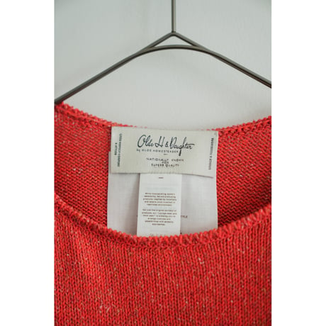 Olde H & Daughter Ex. SILK COTTON  BOAT NECK/HALF ZIP/CARDIGAN