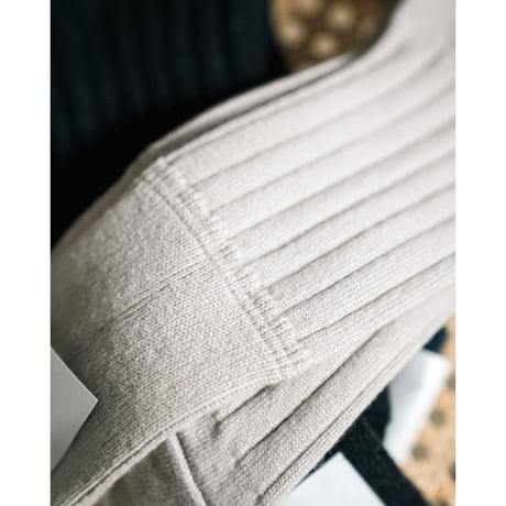 Olde H & Daughter CASHMERE RIB SOCKS