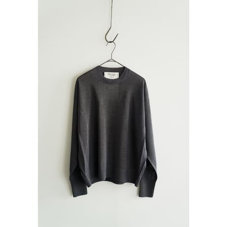 Olde H&Daughter "JYARI-JYARI SILK" CREW P/O