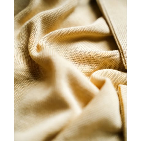 Olde H & Daughter Ex. GOLDEN SILK PLAIN STITCH CARDIGAN