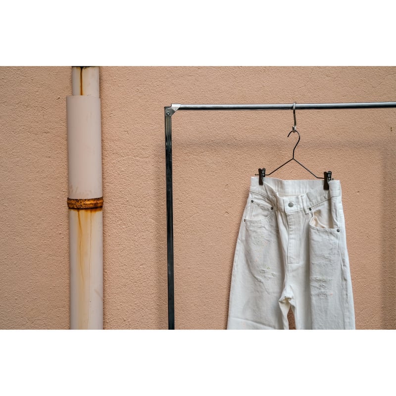 ANCELLM Ex. DAMAGE DENIM STRAIGHT 5P PANTS | Mu