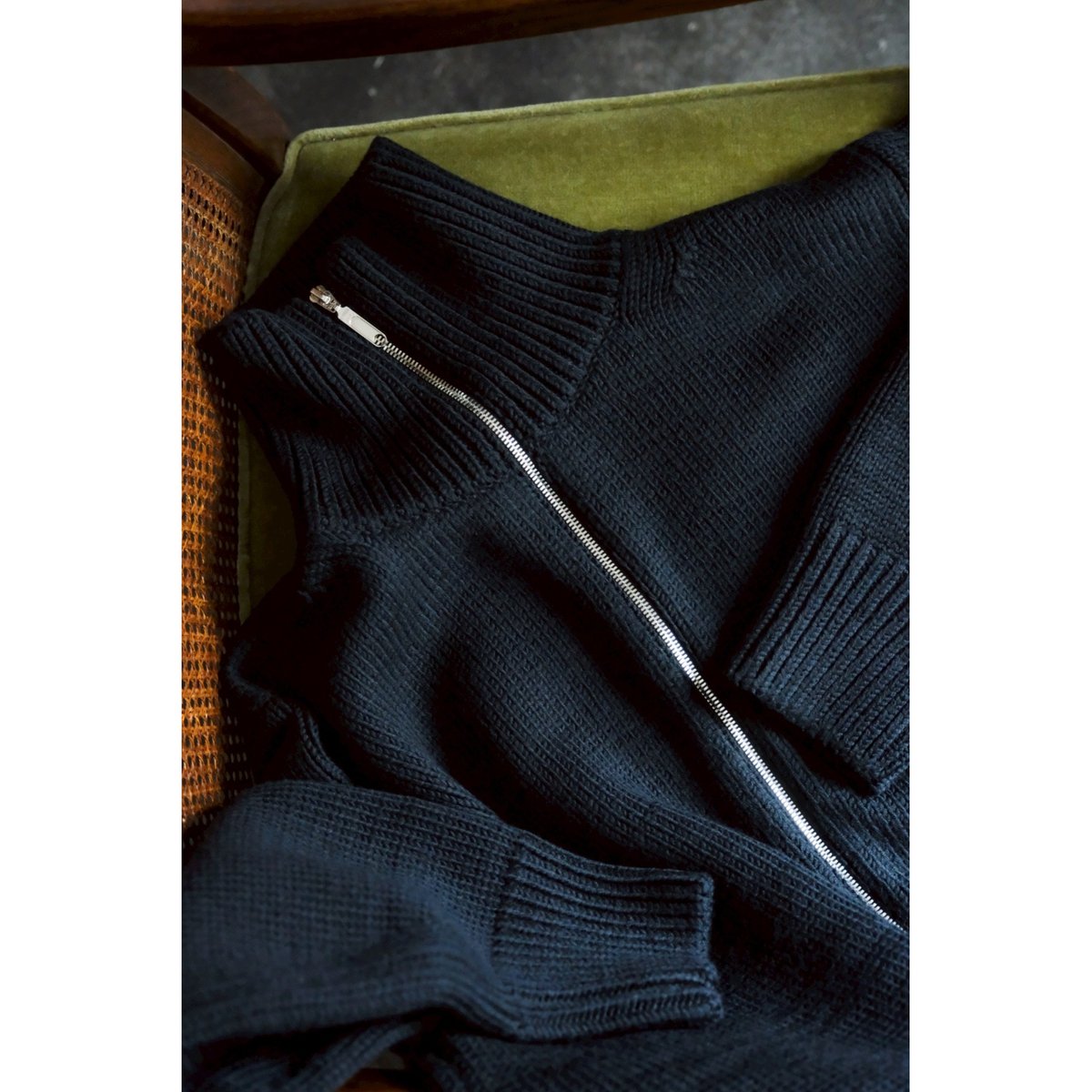 トップス Olde H&Daughter Ex.WOOSTED WOOL DS Olde H & Daughter Ex. WOOSTED WOOL DRIVERS KNIT