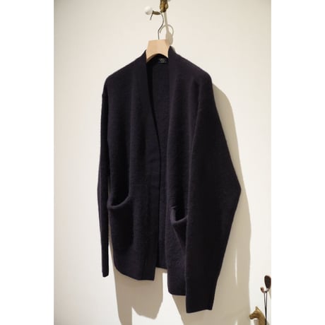 MAATEE&SONS Ex. CASHMERE SHAGGY 2 N/B CARDIGAN