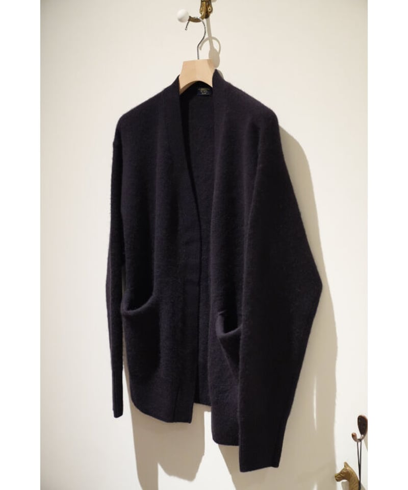 MAATEE&SONS Ex. CASHMERE SHAGGY 2 N/B CARDIGAN
