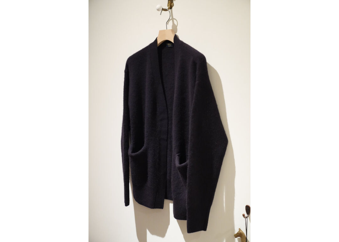 MAATEE&SONS Ex. CASHMERE SHAGGY 2 N/B CARDIGAN
