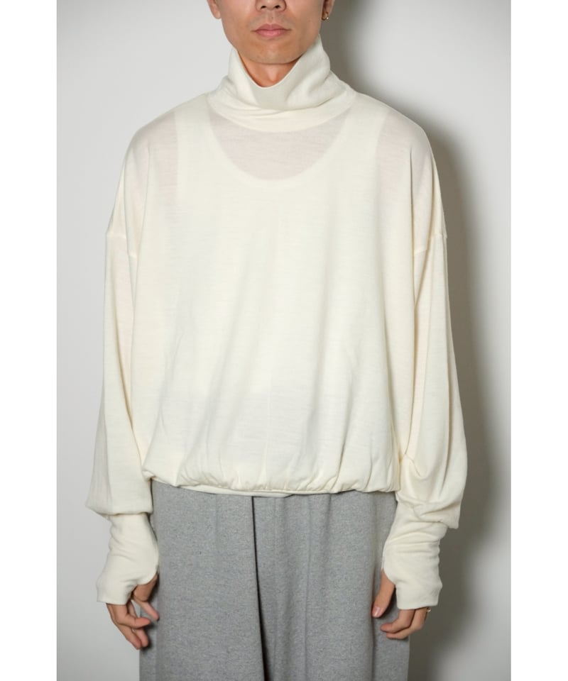 トップス barbell object s bo top (loose) / ecru barbell object / s bo top - loose(ECRU)通販サイト - 京都