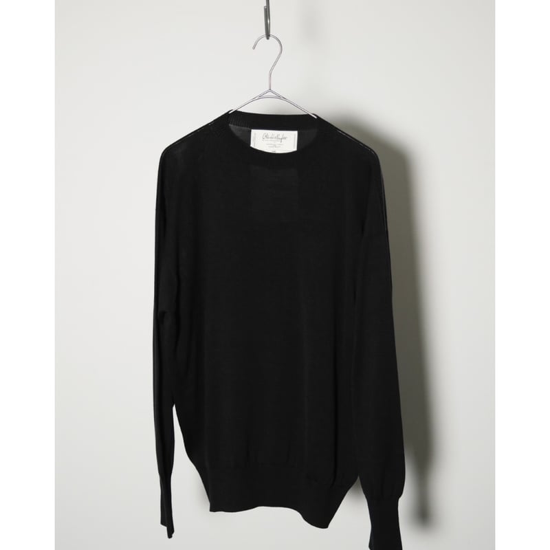 Olde H & Daughter SILK PLAIN STITCH CREW NECK P
