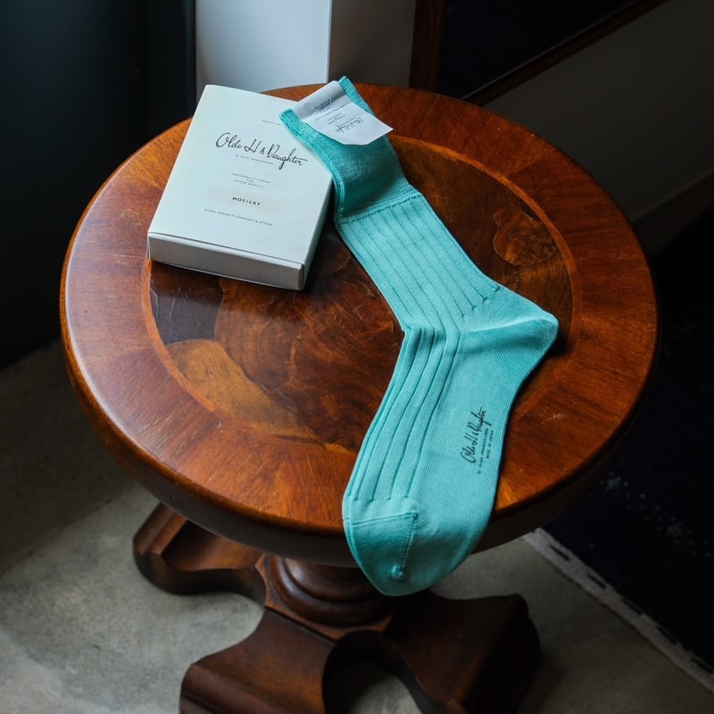 Olde H & Daughter SILK RIB SOCKS | MusterWerk