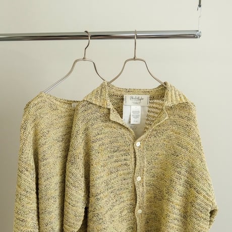 Olde H&Daughter COTTON WRAP STITCHES CARDIGAN