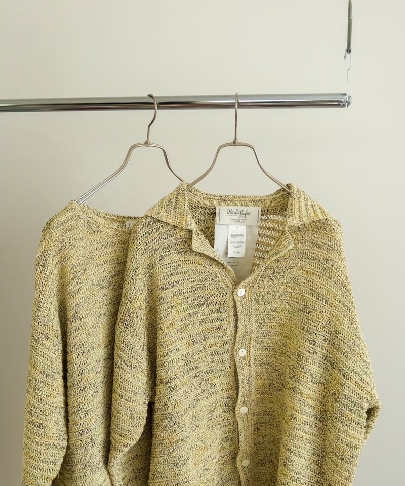 Olde H&Daughter COTTON WRAP STITCHES CARDIGAN |
