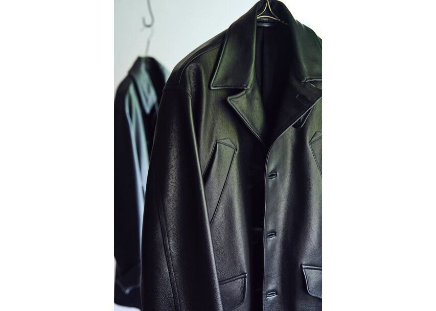 MAATEE&SONS LAMB LEATHER ARMY JACKET | MusterWerk