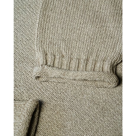 Olde H&Daughter SILK COTTON HALF ZIP P/O