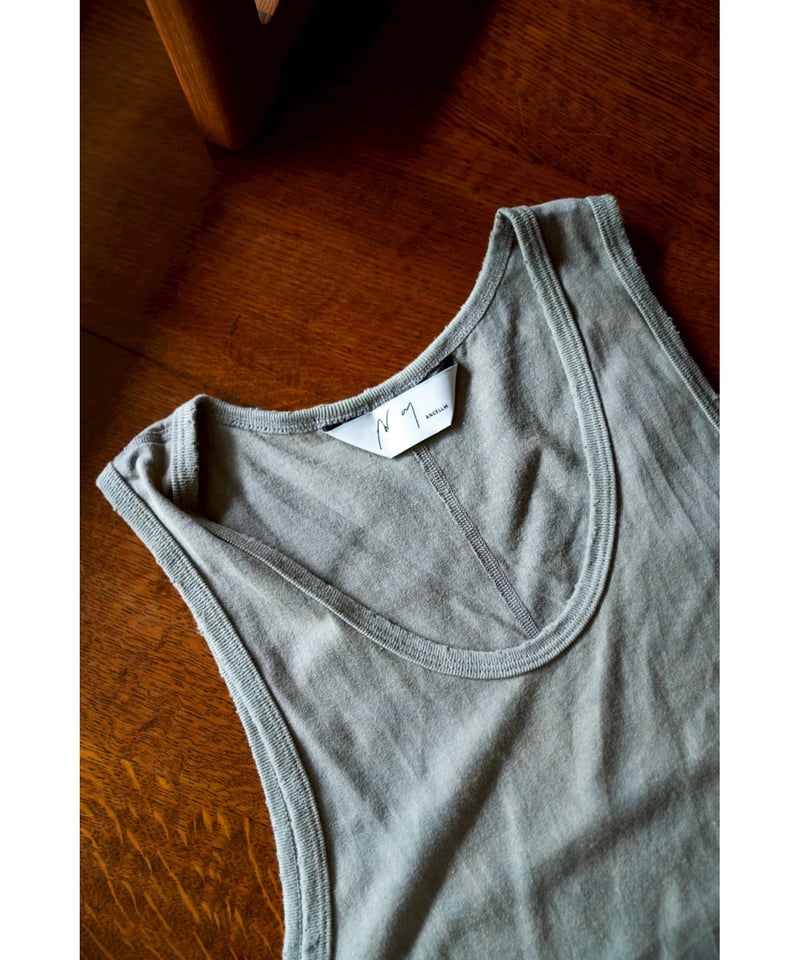25SUMMER ANCELLM DAMAGE TANK TOP 1サイズ 25SUMMER ANCELLM DAMAGE TANK TOP 1サイズ