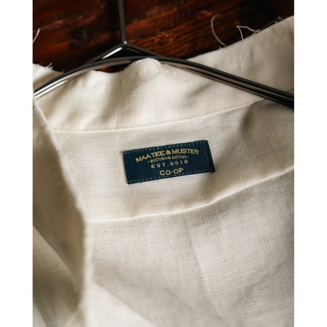 MAATEE&SONS Ex. "150/2 ROYAL OLYMPIC LINEN" ARTISAN SHIRTS