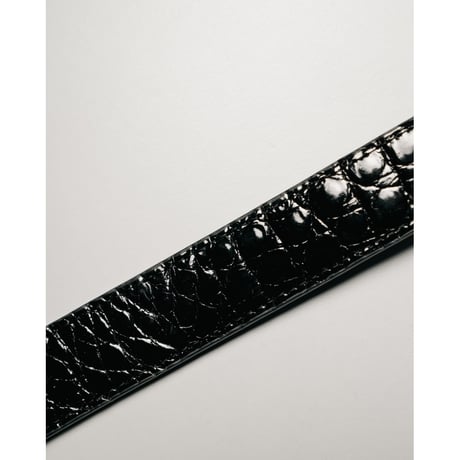 Anderson's Ex. WRAPPED-BUCKLE CROCODILE BELT