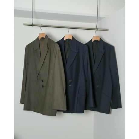 LEA BOBERG Ex. R.P.L. BLAZER - BRITISH HIGH TWIST WOOL/STANDEVEN