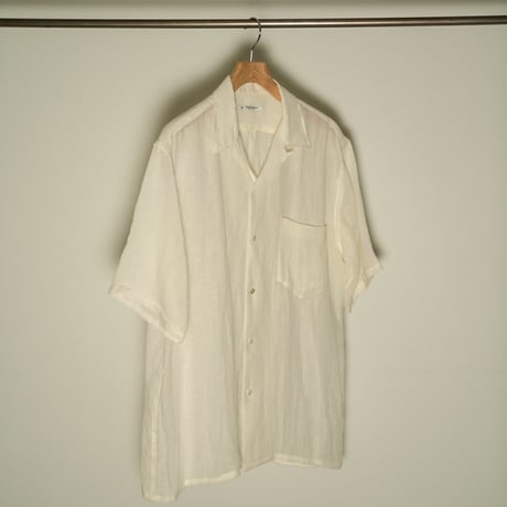 MAATEE&SONS "ドS LINEN" OPEN COLLAR SHIRTS S/S