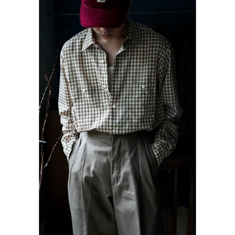 MAATEE&SONS H WOOL オープンカラーシャツ musterwerk MAATEE&SONS Ex. 