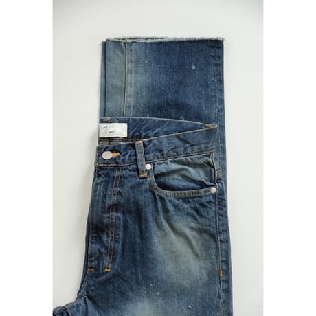 ANCELLM #07 SLIM STRAIGHT 5P DENIM PANTS