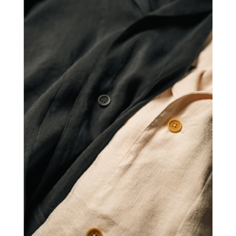 MAATEE&SONS "LINEN SILK二重織り" SHIRT JACKET