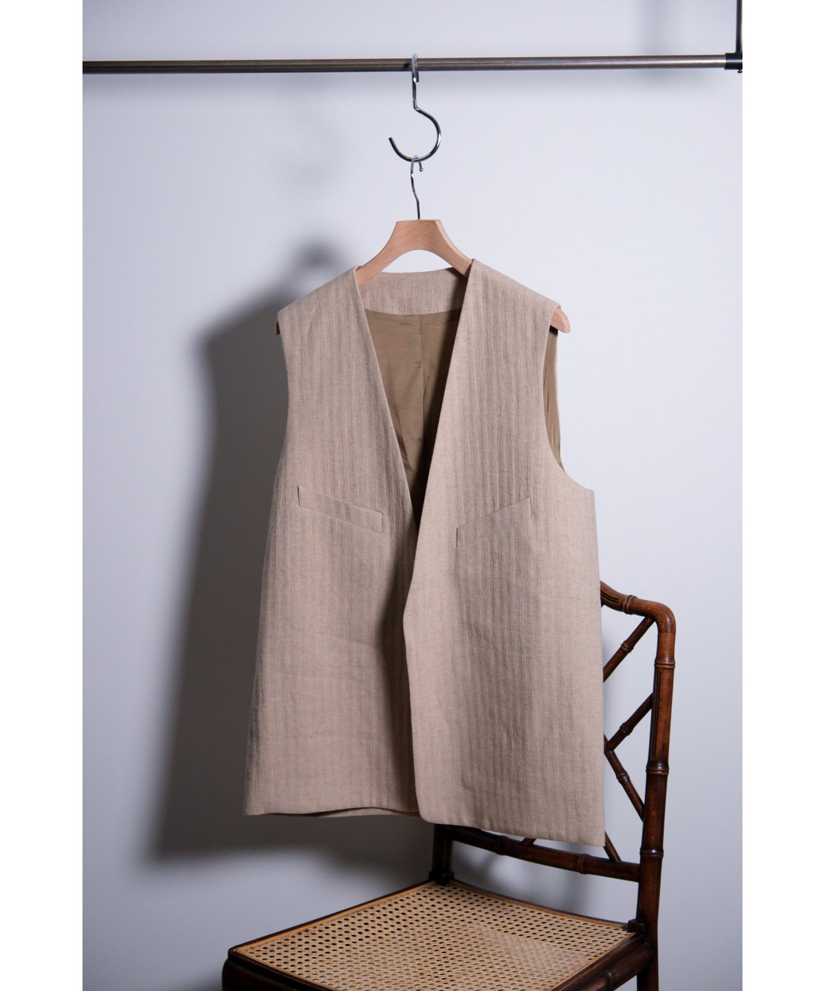 LEA BOBERG D.W. VEST - JAPANESE VINTAGE LINEN H