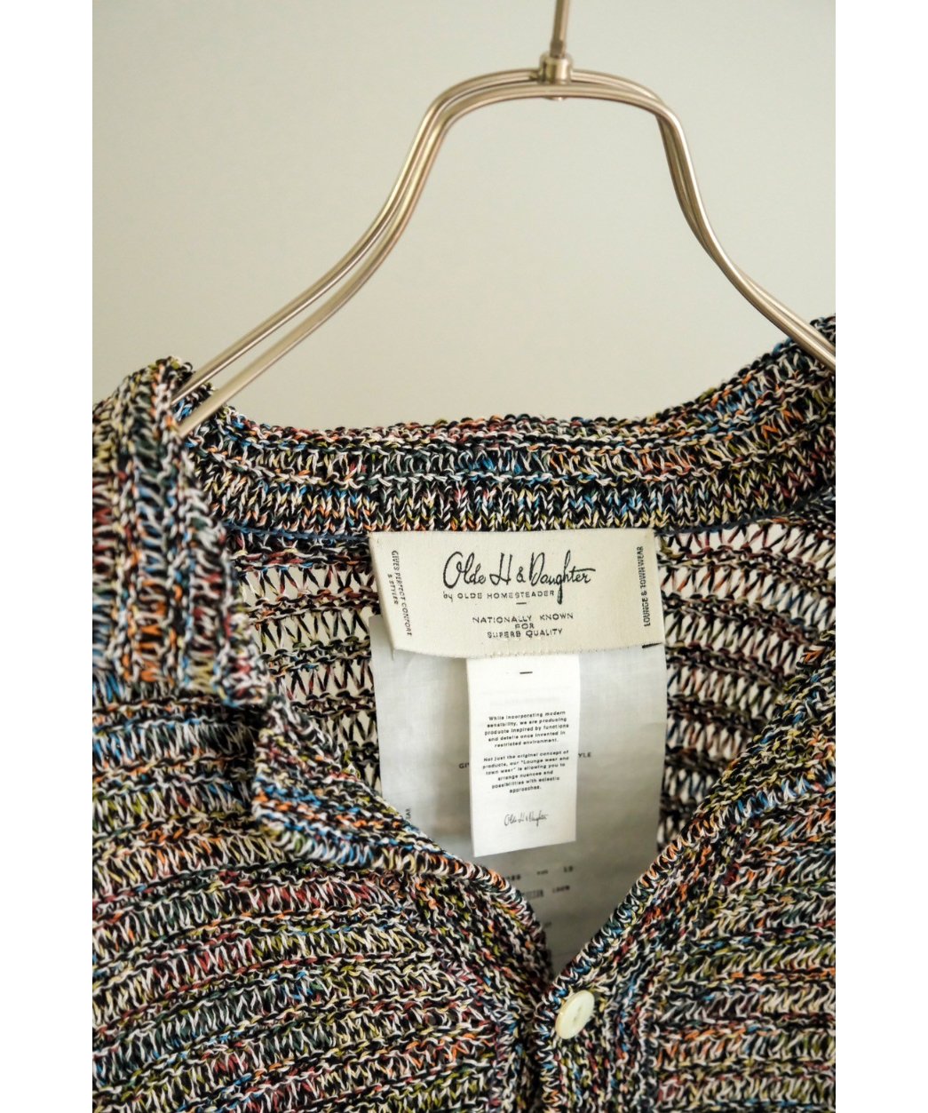 olde h &daughter カーディガン　espresso bk006-as.jpg