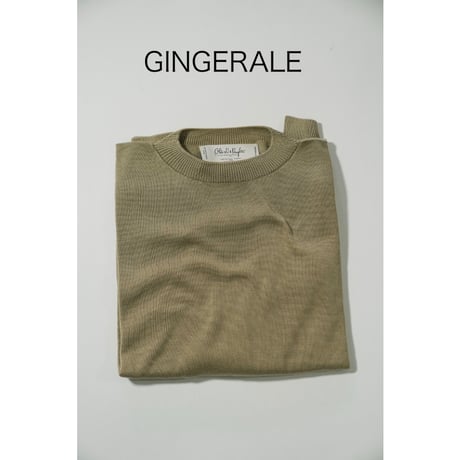 【more variation】Olde H & Daughter SILK PLAIN STITCH CREW NECK P/O