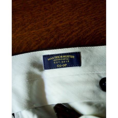 MAATEE&SONS Ex. COOPER PANTS  "畝縞"