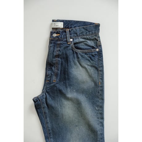 ANCELLM #07 SLIM STRAIGHT 5P DENIM PANTS