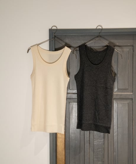 PICEA Ex. BABY CASHMERE RIB TANK TOP