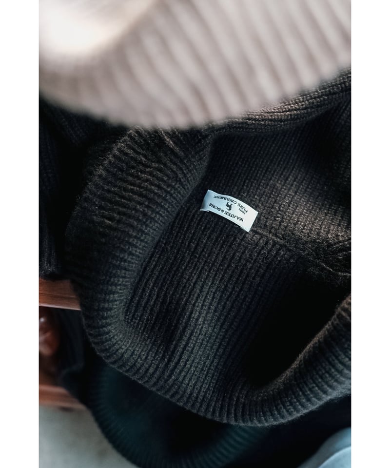 MAATEE&SONS Ex.COLORNEP カーディガン MAATEE&SONS Ex. COLOR NEP CASHMERE CARDIGAN | M