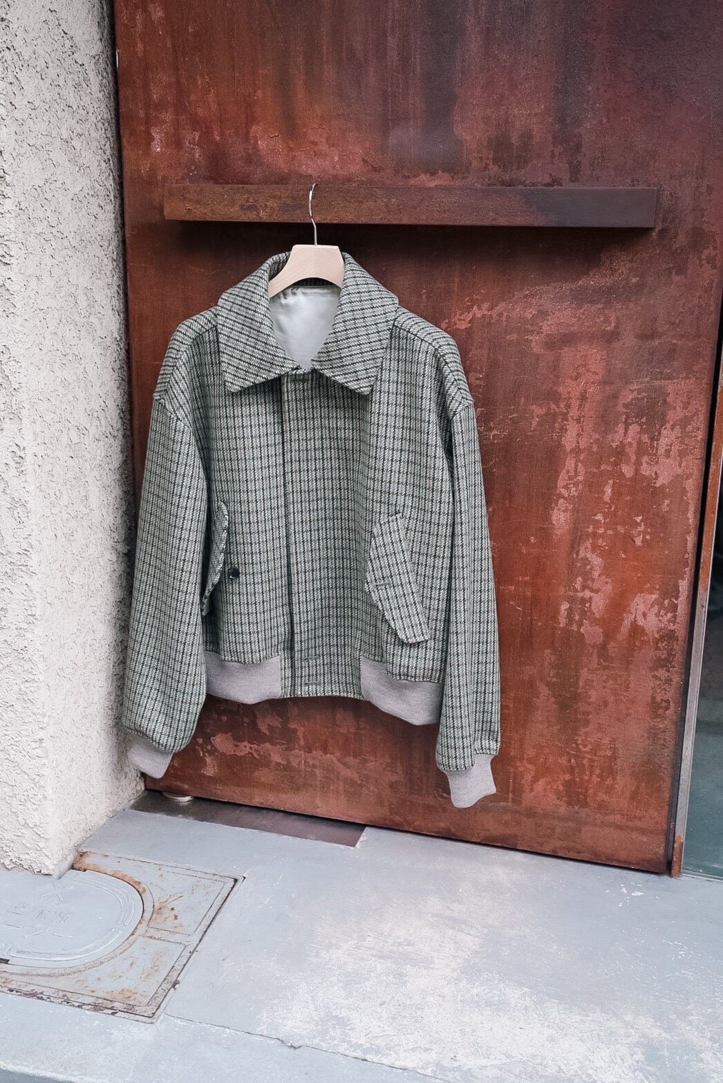 極美品　the clasik クラシック　ハリントンジャケット　foxtweed The CLASIK FOX BROTHERS TWEED RIB HARRINGTON |