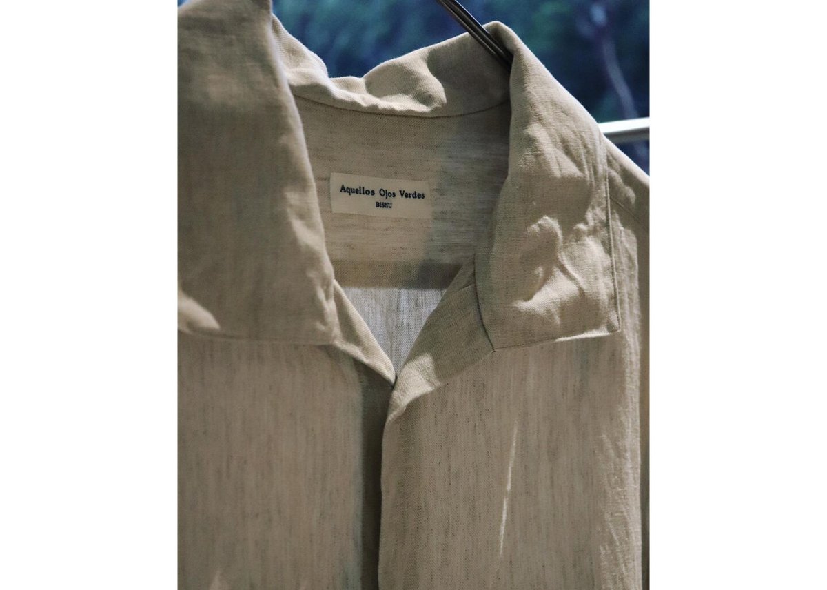 Aquellos Ojos Verdes muster werk別注 Aquellos Ojos Verdes Ex. Top dressed Linen Cla
