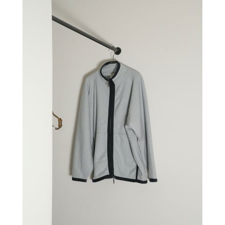 YE OLDE & NEW MAN "RANDONNEUR" WOOL FLEECE HIGH NECK LINER CARDIGAN