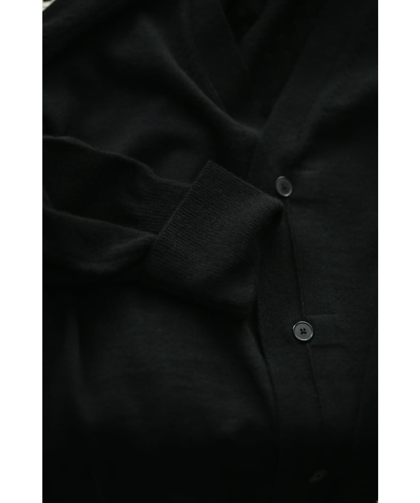MAATEE&SONS Ex. COMBI V CARDIGAN / P/O CREW NE