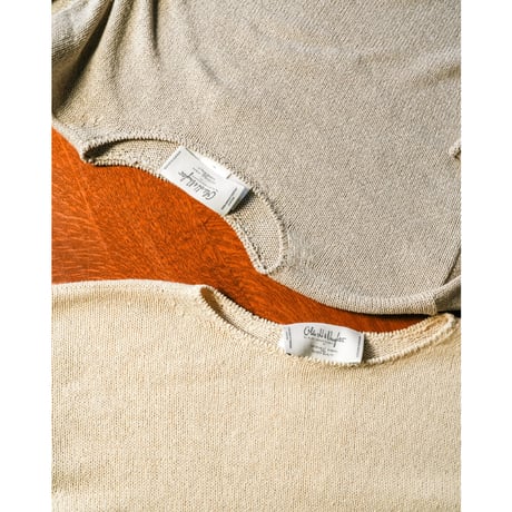 Olde H&Daughter SILK COTTON BOAT NECK P/O