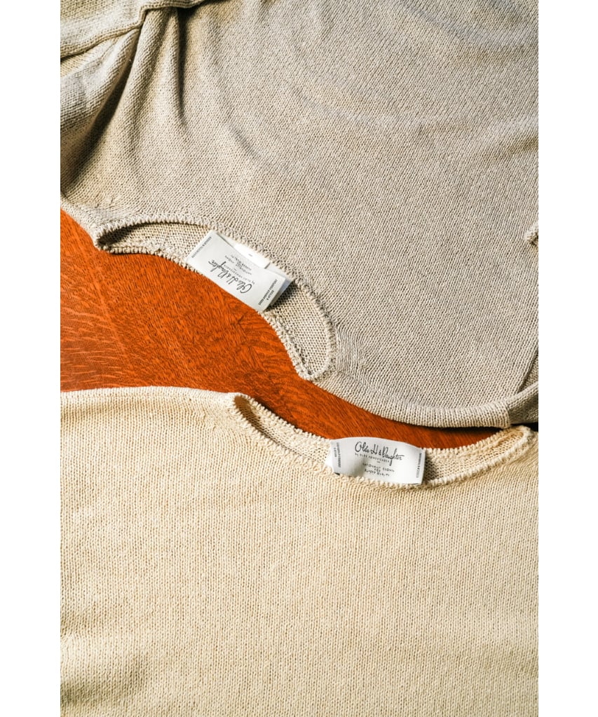 Olde H&Daughter SILK COTTON BOAT NECK P/O | Mus