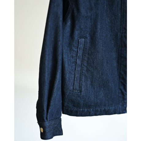 The CLASIK Ex. SOFT CASHMERE DENIM ZIP WORK JACKET