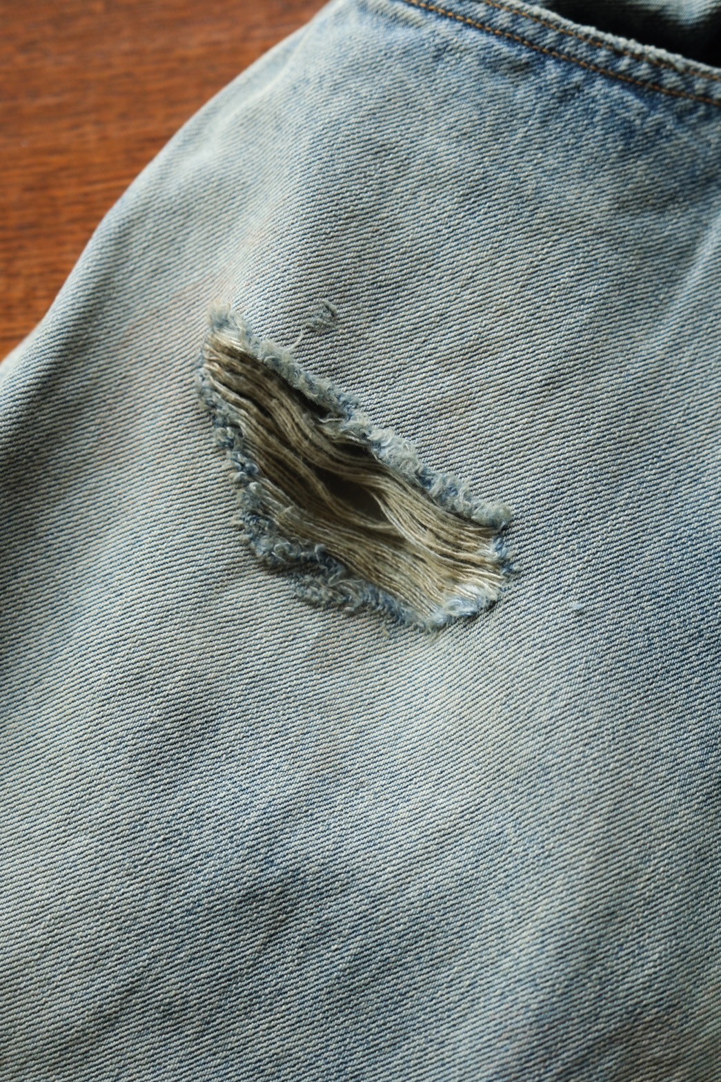 ANCELLM AGING SELVEDGE TAPERED 5P DENIM PANTS | ANCELLM AGING SELVEDGE TAPERED 5P DENIM PANTS |