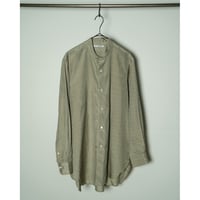 MAATEE&SONS Si/C STRIPE BAND COLLAR SHIRTS