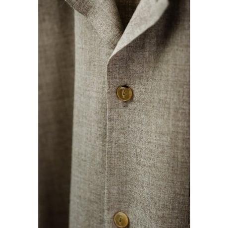 MAATEE&SONS Ex. "NATURAL YAK" OPEN COLLAR SHIRTS