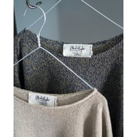 Olde H&Daughter SILK COTTON BOAT NECK P/O