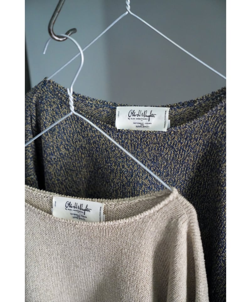 トップス Olde H & Daughter 25SS SILK LINEN P/O Olde H & Daughter 25SS SILK LINEN P/O